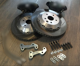 LEXON Exclusive Rear GSF Brake Conversion Rotors and Bracket Kit for Lexus GS 4