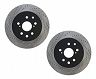 StopTech Sport 334mm Drilled and Slotted Brake Rotors - Front for Lexus GS350