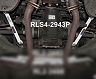 Ultra Racing Rear Lower Side Brace Bars - 2 Points x2 for Lexus GS350