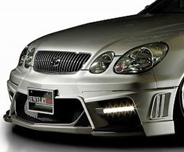 Black Pearl Complete Jewelry Line Aero Front Bumper with LED Daylights (FRP) for Lexus GS430 / GS400 / GS300 / Aristo