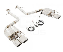 MUSA by GTHAUS GTC Valve Controlled Exhaust System with Oval Tips (Stainless) for Lexus GSF 4