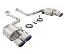 MUSA by GTHAUS GTC Valve Controlled Exhaust System with Oval Tips (Titanium) for Lexus GSF