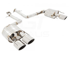 MUSA by GTHAUS GTS Exhaust System with Oval Tips (Stainless) for Lexus GSF 4