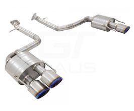 MUSA by GTHAUS GTS Exhaust System with Oval Tips (Titanium) for Lexus GSF 4