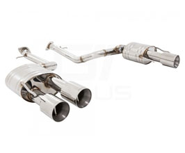 MUSA by GTHAUS GTS Exhaust System with Round Tips (Stainless) for Lexus GSF 4