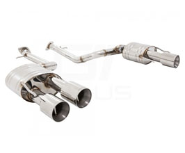 MUSA by GTHAUS GTS Exhaust System with Round Tips (Stainless) for Lexus GSF