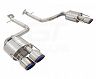 MUSA by GTHAUS GTS Exhaust System with Oval Tips (Titanium) for Lexus GSF