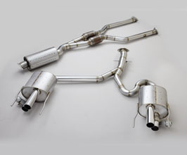 NOVEL Center Pipe and Rear Muffler Exhaust System (Stainless) for Lexus GSF