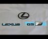 Lems Rear Emblem Set (Black) for Lexus GSF