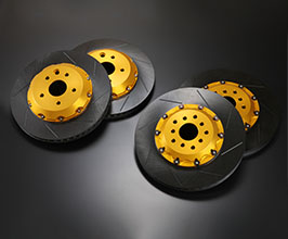 NOVEL Brake Rotors - Front and Rear (Slotted) for Lexus GSF