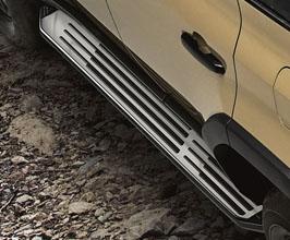Modellista Advanced Luxury Side Step Metal Plates (Stainless) for Lexus GX550 Overtrail