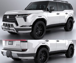Artisan Spirits Sports Line Black Label Half Spoiler Lip Kit (FRP) for Lexus GX550 Overtrail