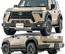 JAOS Bumper Guard Kit with Over Fenders and Front LEDs for Lexus GX550 Overtrail
