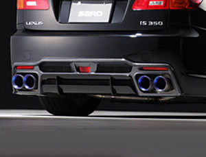 SARD Ti-Z Exhaust System with Quad Tips (Titanium) for Lexus IS 2