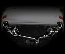 Suruga Speed PFS Dual Loop Sound Muffler Exhaust System (Stainless) for Lexus IS 2
