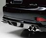 WALD DTM Sports Exhaust System with Quad Tips (Stainless) for Lexus IS350 / IS250