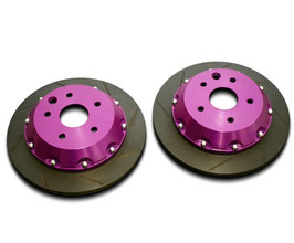 Biot 3-Piece D Nut Type Brake Rotors - Rear 310mm for Lexus IS 2