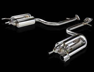 Suruga Speed PFS Loop Sound Muffler Exhaust System (Stainless) for Lexus IS350