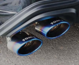 TOMS Racing Barrel Exhaust System with Quad Tips for TOMS Diffuser (Stainless) for Lexus IS 3 Late