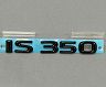 Lems Rear IS350 Emblem (Black)