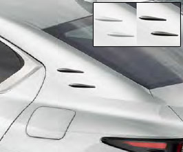 Lexus JDM Factory Option F Sport Parts Aerodynamic Side Fins for Lexus IS 3 Late
