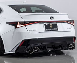 AIMGAIN Sport Rear Diffuser - Type F for Lexus IS 3 Late