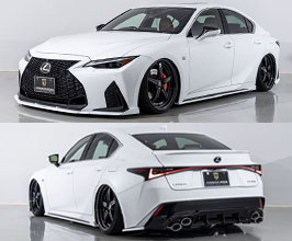 AIMGAIN Sport Spoiler Lip Kit with Type F Diffuser for Lexus IS350 / IS300 F Sport
