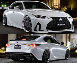 WALD Sports Line Half Spoiler Lip Kit (ABS) for Lexus IS 3 Late