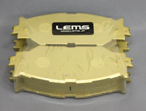 Lems Low Dust Brake Pads - Rear for Lexus IS 3 Late