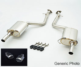 AIMGAIN JATA Inspection Compatible Exhaust System (Stainless) for Lexus IS250