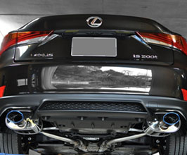 EXART One Series Muffler Exhaust System with Oval Tips (Stainless) for Lexus IS200t