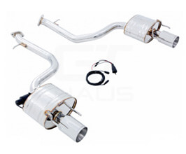 MUSA by GTHAUS GTC Valve Controlled Exhaust System with Round Tips (Stainless) for Lexus IS350 / IS300 / IS250