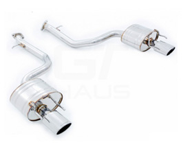 MUSA by GTHAUS GTS Exhaust System with Oval Tips (Stainless) for Lexus IS 3