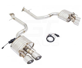 MUSA by GTHAUS GTC Valve Controlled Exhaust System with Quad Round Tips (Stainless) for Lexus RC350