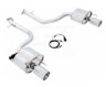 MUSA by GTHAUS GTC Valve Controlled Exhaust System with Round Tips (Stainless) for Lexus IS350 / IS300 / IS250