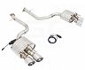 MUSA by GTHAUS GTC Valve Controlled Exhaust System with Quad Round Tips (Stainless) for Lexus RC350