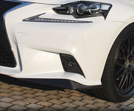 Lems Front Side Spoilers (Dry Carbon Fiber) for Lexus IS 3