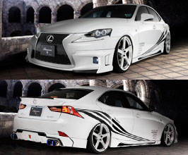 ROWEN Aero Half Spoiler Kit (FRP) for Lexus IS 3