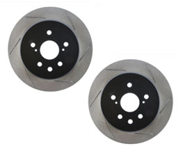 StopTech Sport Slotted Rotors - Front for Lexus IS350 / IS200t F Sport RWD