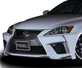 Black Pearl Complete Jewelry Line Diamond Series Front Bumper (FRP) for Lexus IS-C 2