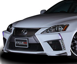 Black Pearl Complete Jewelry Line Diamond Series Front Bumper (FRP) for Lexus IS-C XE20
