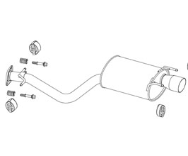 FujitSubo Legalis R Exhaust System (Stainless) for Toyota IS300 / Altezza