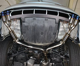 FINAL Konnexion F-06 Series Exhaust System with Quad Ti Tips (Stainless) for Lexus IS XE20