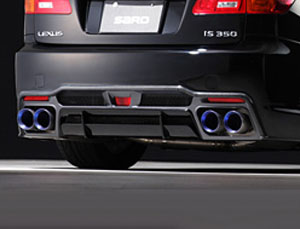 SARD Ti-Z Exhaust System with Quad Tips (Titanium) for Lexus IS XE20