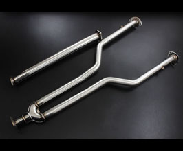 Sense Brand Stealth Bottom-Raising Front and Mid Pipes - Straight Ver (Stainless) for Lexus IS XE20