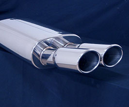 ZEES Exhaust System with Veldiss Quad Tips for Lexus IS350