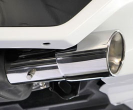AIMGAIN Exhaust Tips - Type S Curled Oval for Lexus IS XE30 Late