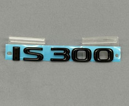 Lems Rear IS300 Emblem (Black) for Lexus IS XE30 Late