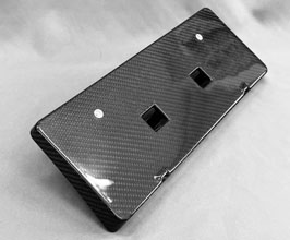 Lems Front Plate Base (Dry Carbon Fiber) for Lexus IS XE30 Late