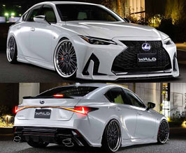 WALD Sports Line Half Spoiler Lip Kit (ABS) for Lexus IS XE30 Late